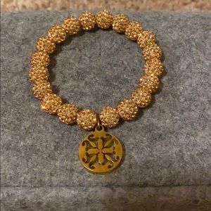 rustic cuff gold bracelet